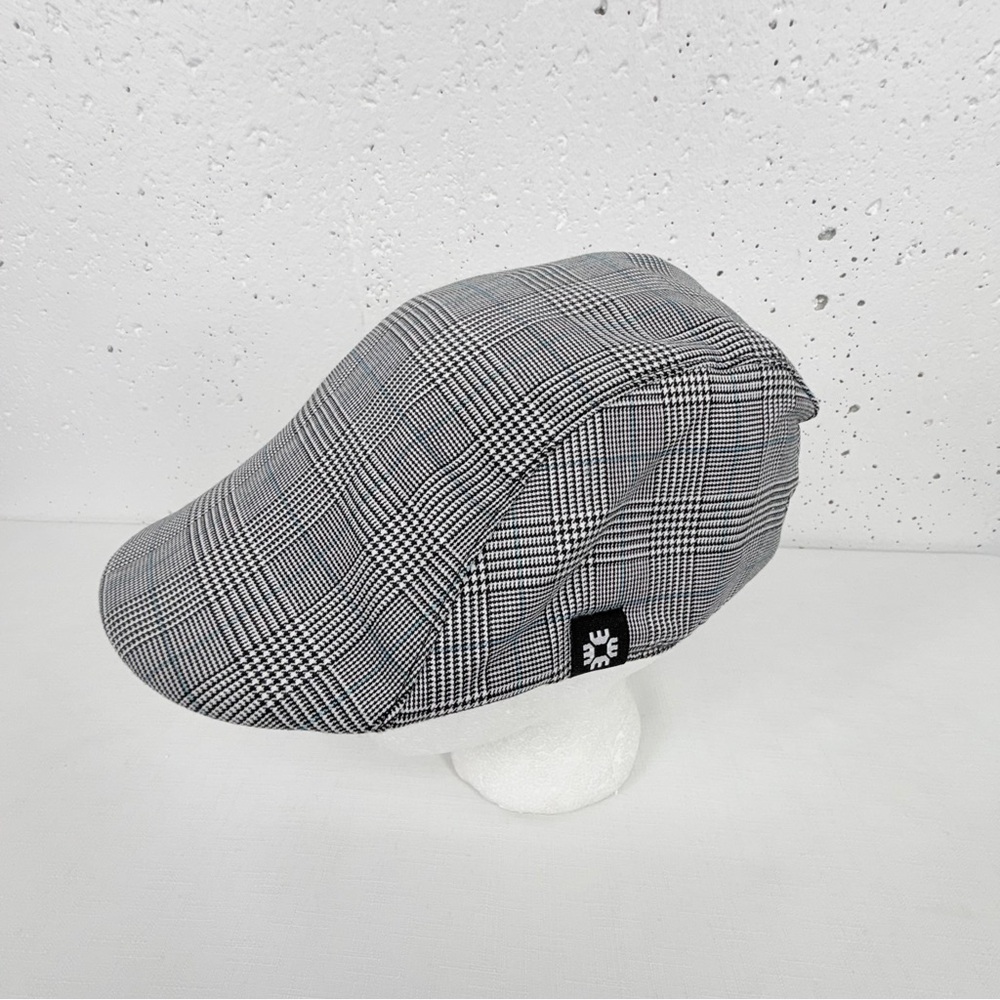 Tribe Headgear Size Small / Medium Black White Plaid Houndstooth Stash Cap NEW